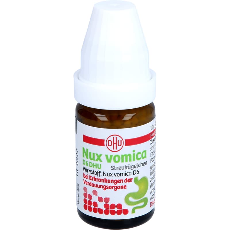 NUX VOMICA D 6 DHU Glob.bei Erkr.d.Verdauungsorg.