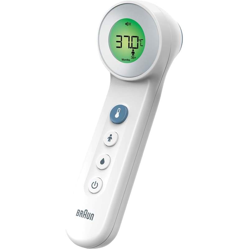 BRAUN BERÜHRUNGSFREI+Stirn Thermom.AgePrecis.weiß