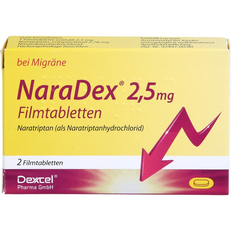 NARADEX 2,5 mg Filmtabletten