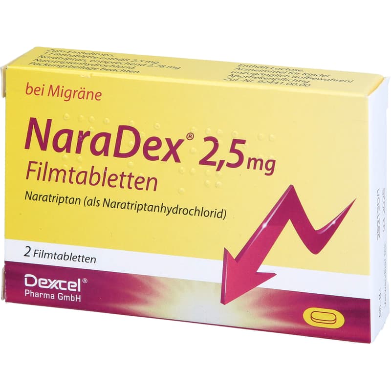 NARADEX 2,5 mg Filmtabletten