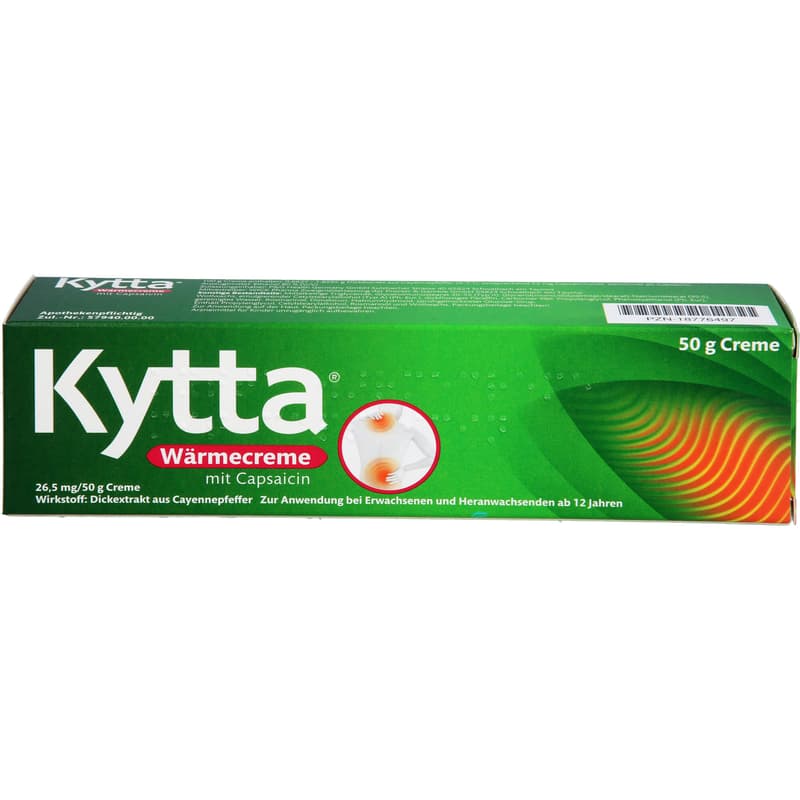 KYTTA Warming Cream with Capsaicin 26.5 mg/50 g Cream