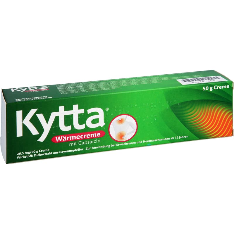 KYTTA Warming Cream with Capsaicin 26.5 mg/50 g Cream
