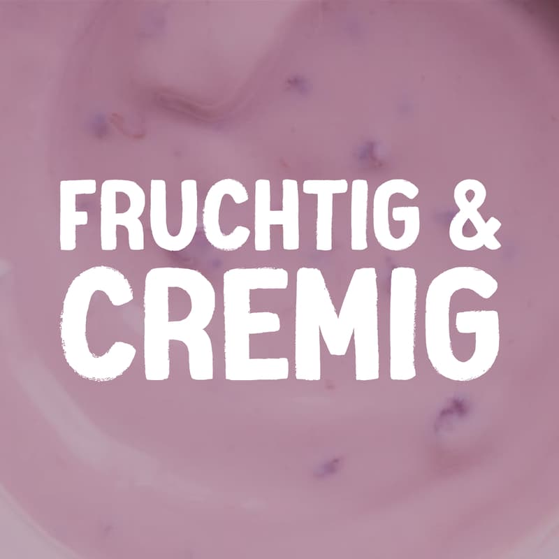 Alpro Joghurtalternative auf Sojabasis Himbeere-Apfel ohne Zuckerzusatz