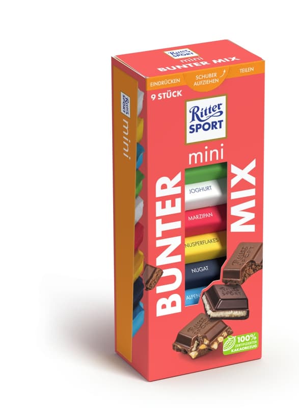 Ritter Sport mini Turm Bunter Mix