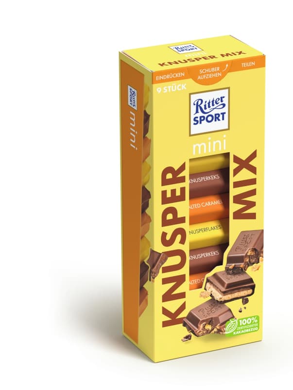 Ritter Sport mini tower crispy mix