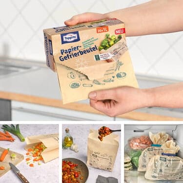 Toppits® paper freezer bags