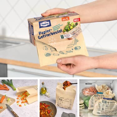 Toppits® paper freezer bags