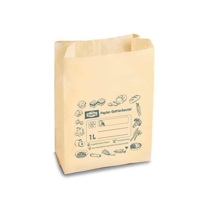 Toppits® paper freezer bags