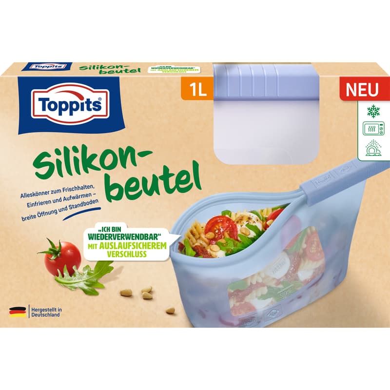 Toppits® Silikonbeutel 1L