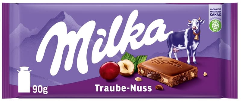 Milka Grape-Nut Bar