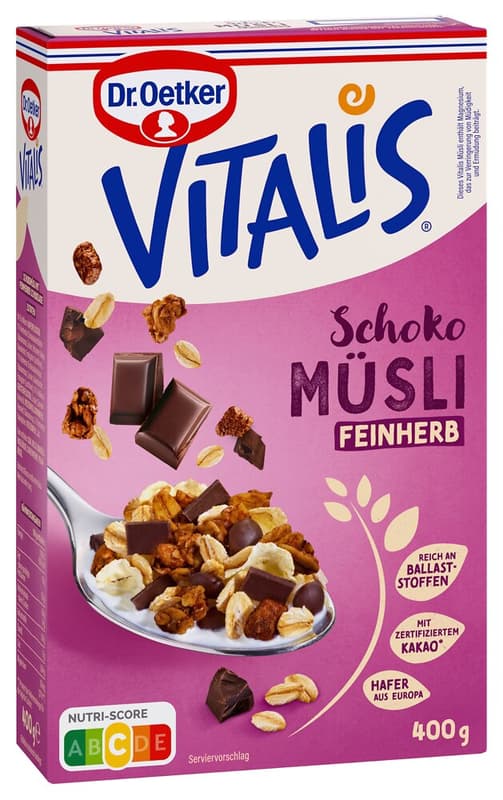 Vitalis Schokomüsli feinherb