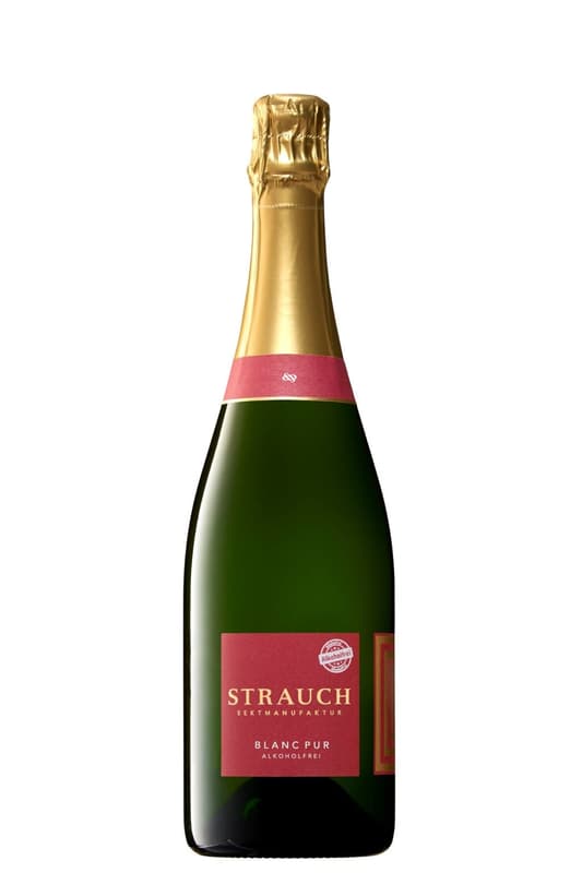 Sparkling wine manufacturer Strauch Blanc Pur alcohol-free