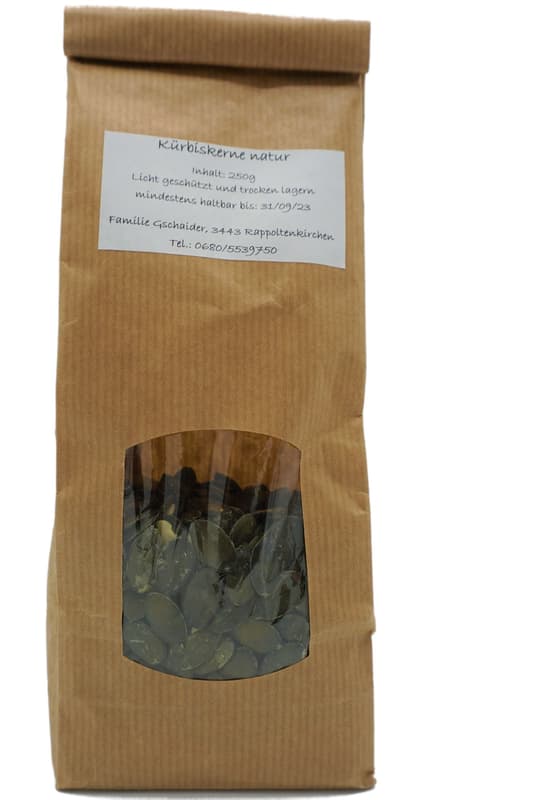 Gschaiderei pumpkin seeds natural
