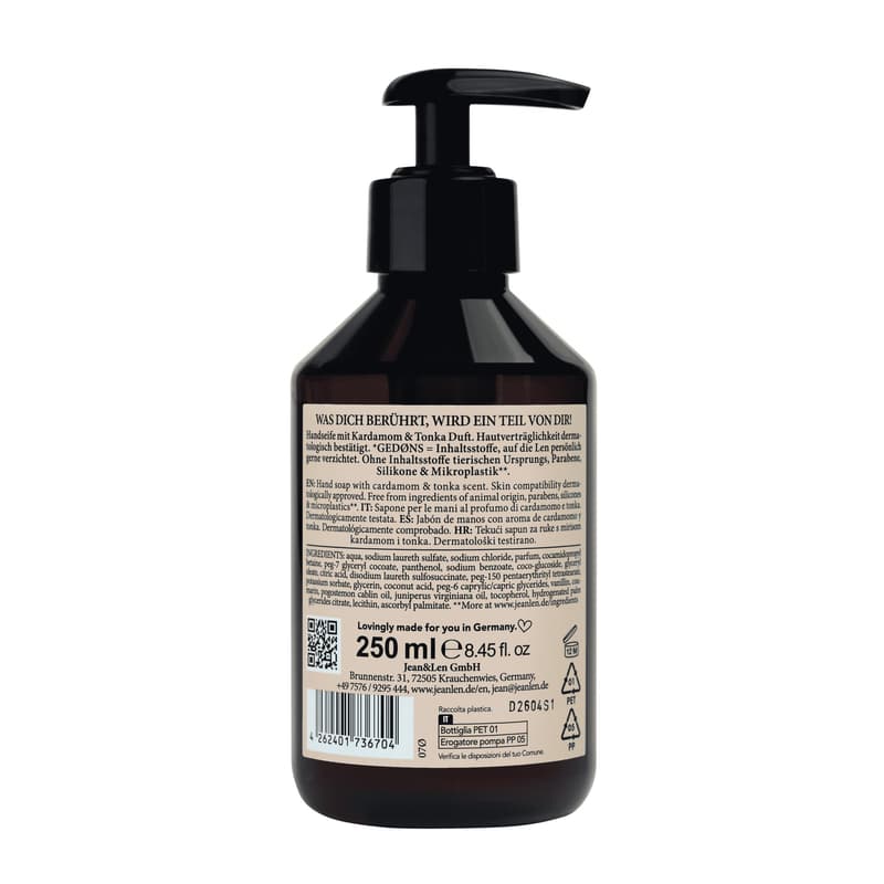 Jean&Len Hand Soap Cardamom/Tonka