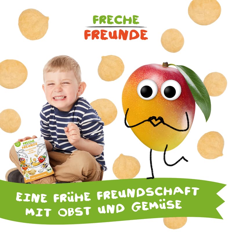 Freche Freunde Bio Smoothie Chips Exotik mit Joghurt