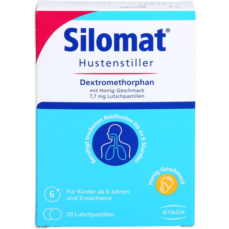 SILOMAT Cough Suppressant DMP with Honey Flavor 7.7mg LUP