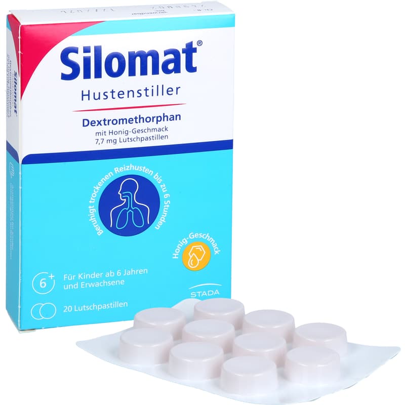 SILOMAT Cough Suppressant DMP with Honey Flavor 7.7mg LUP