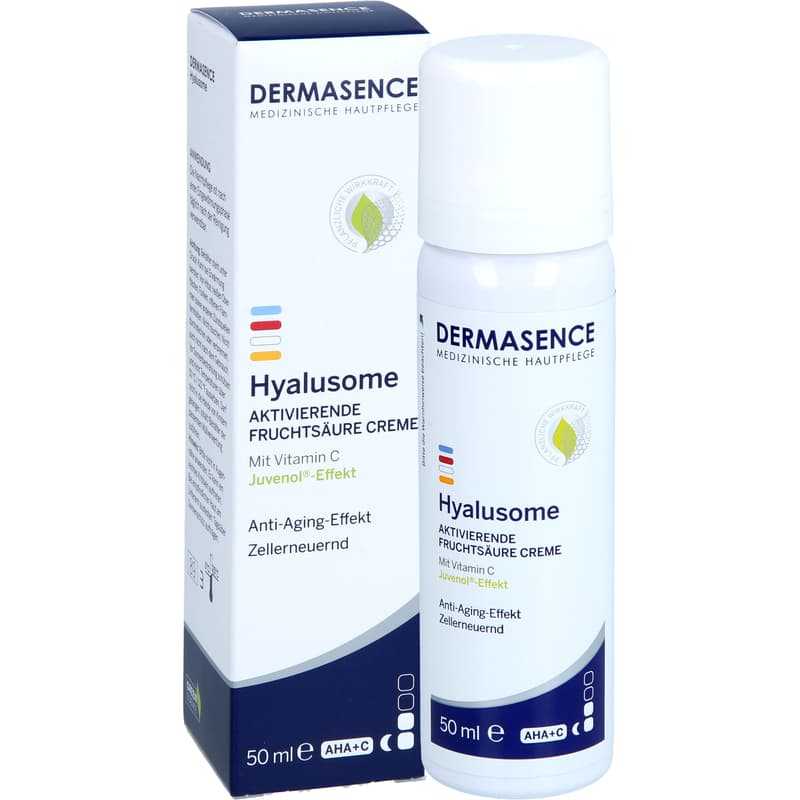 DERMASENCE Hyalusome aktiv.Fruchtsäure Creme