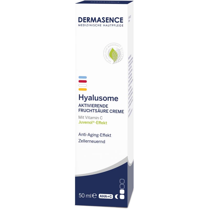 DERMASENCE Hyalusome aktiv.Fruchtsäure Creme