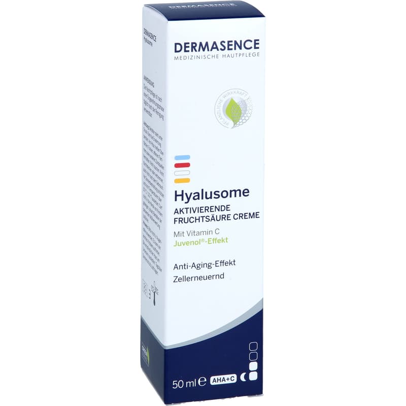 DERMASENCE Hyalusome aktiv.Fruchtsäure Creme