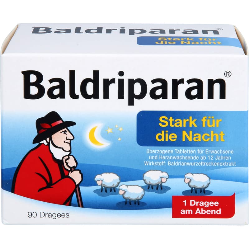 BALDRIPARAN Strong coated tablets for the night.