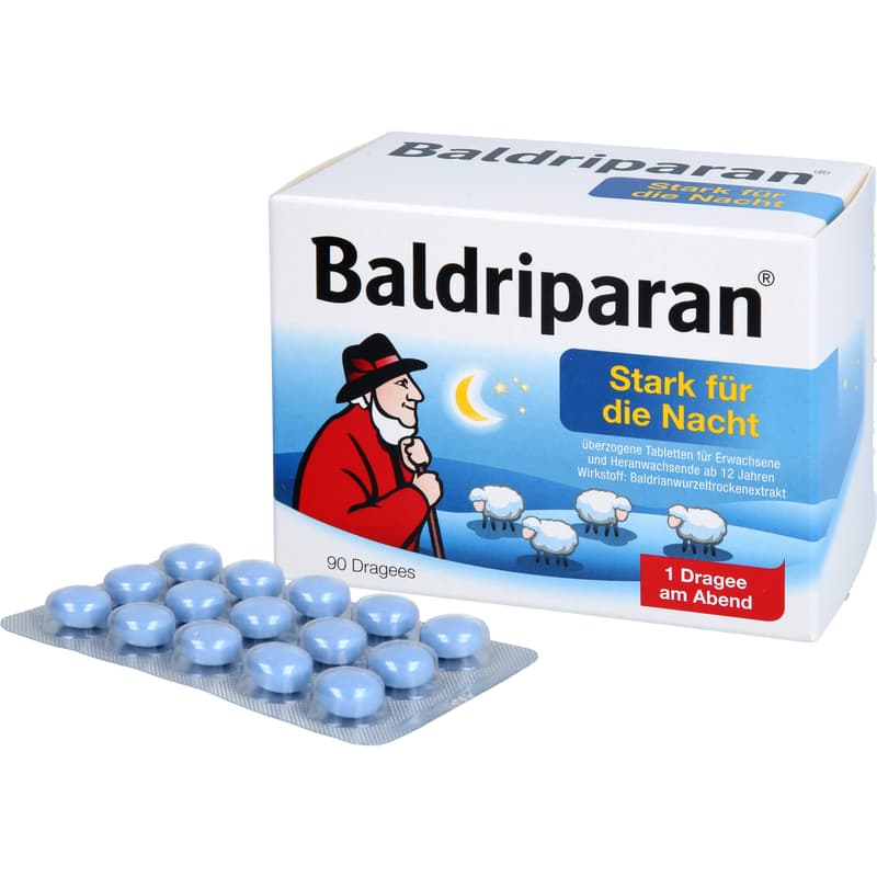 BALDRIPARAN Strong coated tablets for the night.