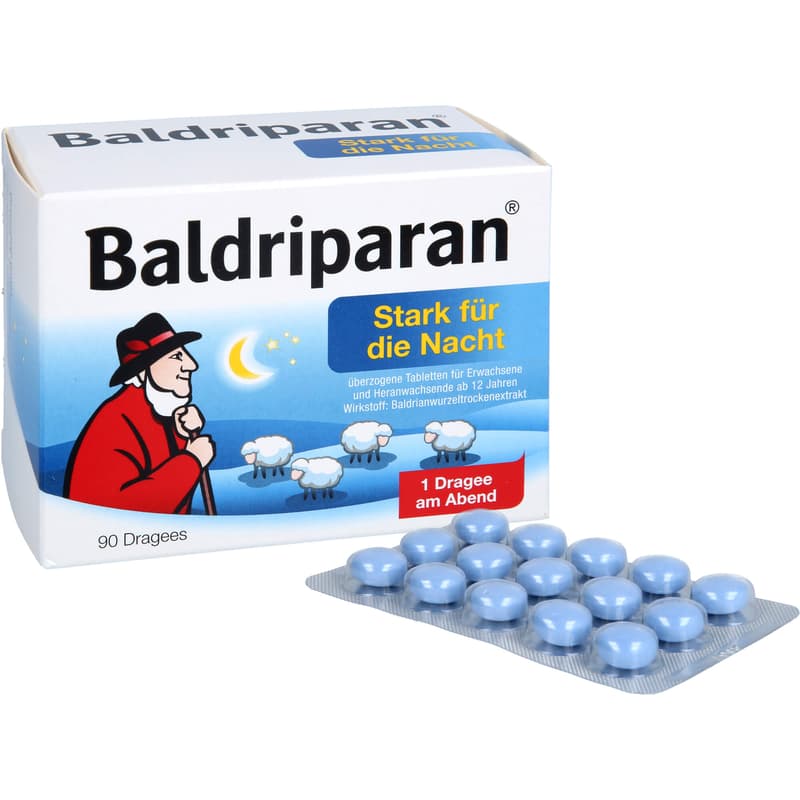 BALDRIPARAN Strong coated tablets for the night.