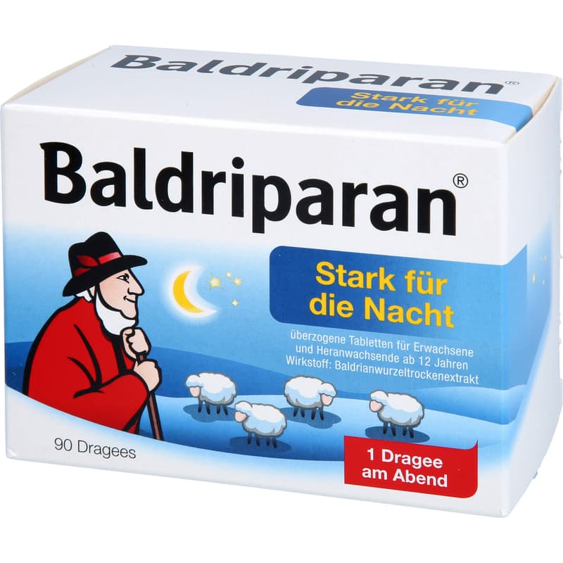 BALDRIPARAN Strong coated tablets for the night.