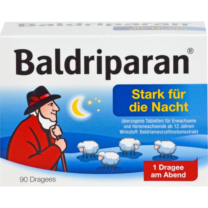 BALDRIPARAN Strong coated tablets for the night.