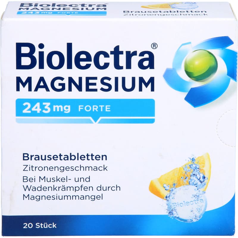 BIOLECTRA Magnesium 243 mg forte Zitrone Br.-Tabl.