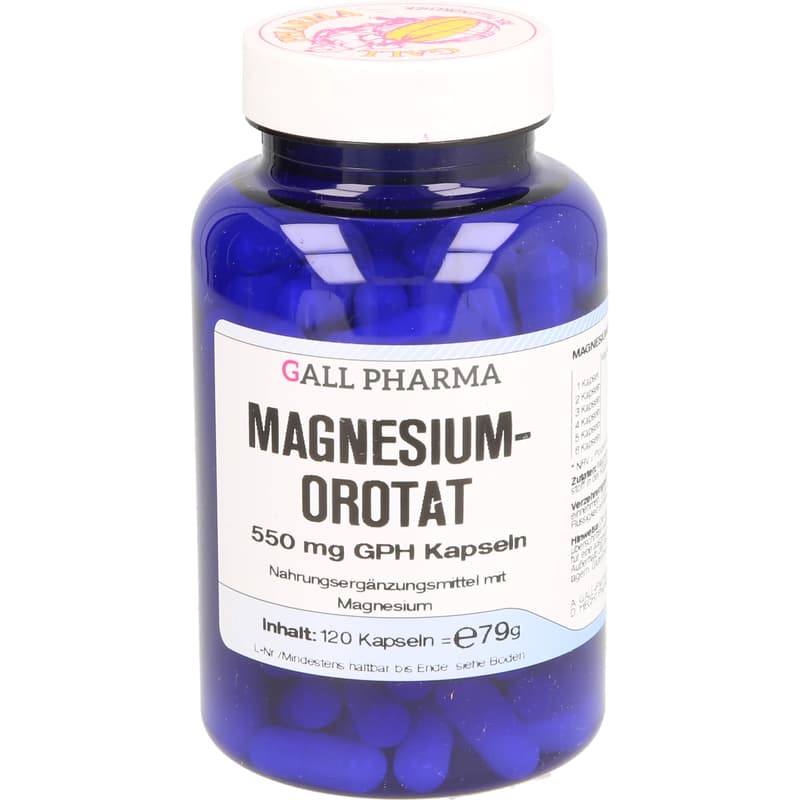 MAGNESIUMOROTAT 550 mg GPH Kapseln