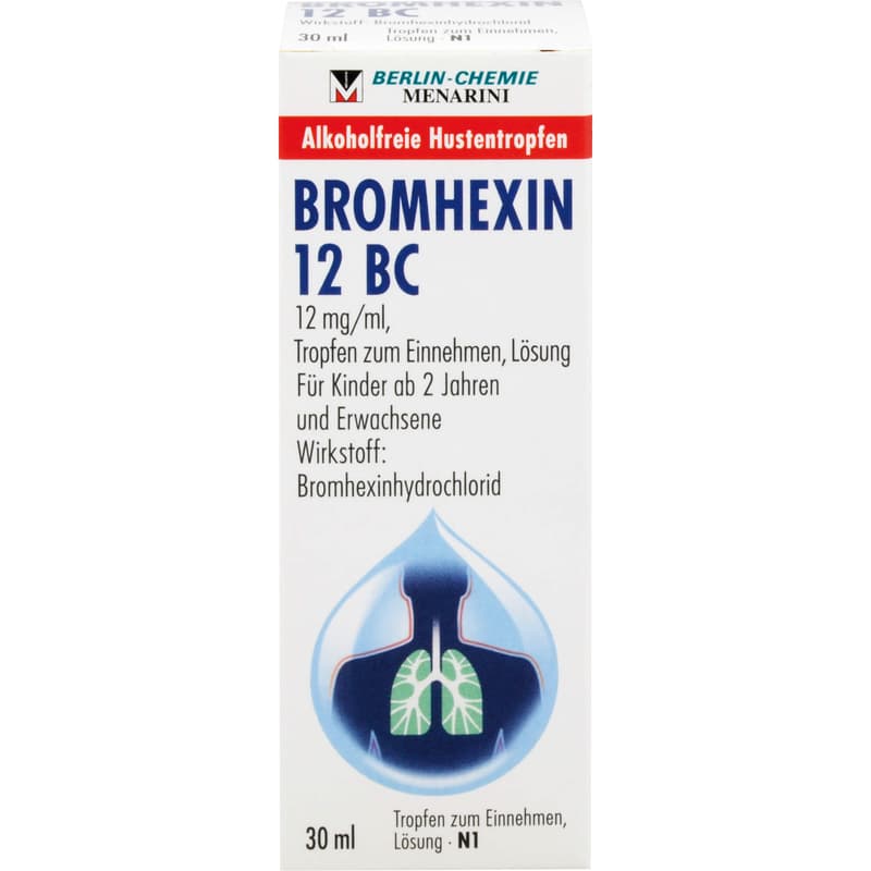 BROMHEXIN 12 BC Tropfen zum Einnehmen