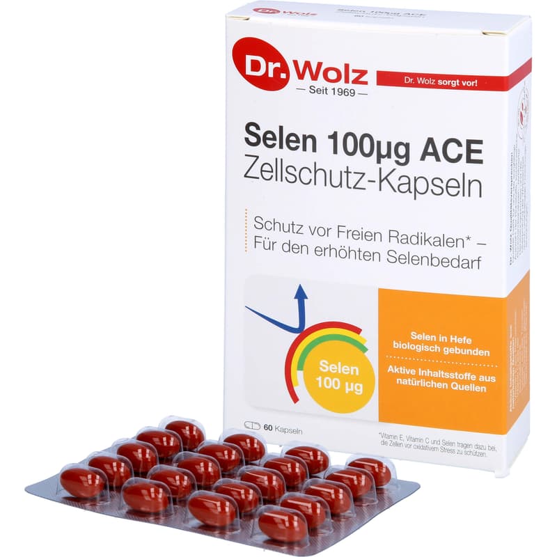 SELEN ACE 100 μg 60 Tage Kapseln