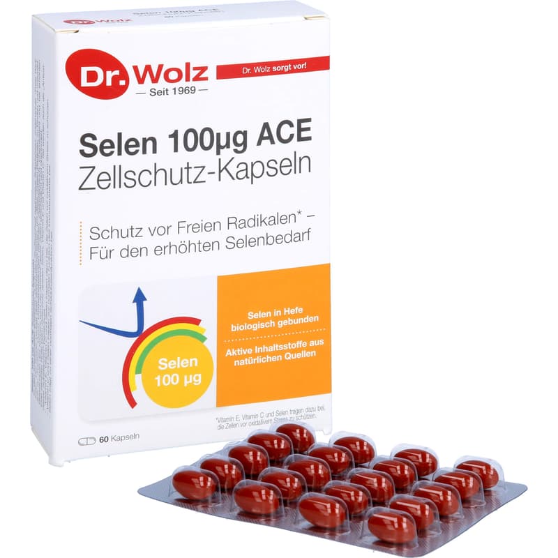 SELEN ACE 100 μg 60 Tage Kapseln