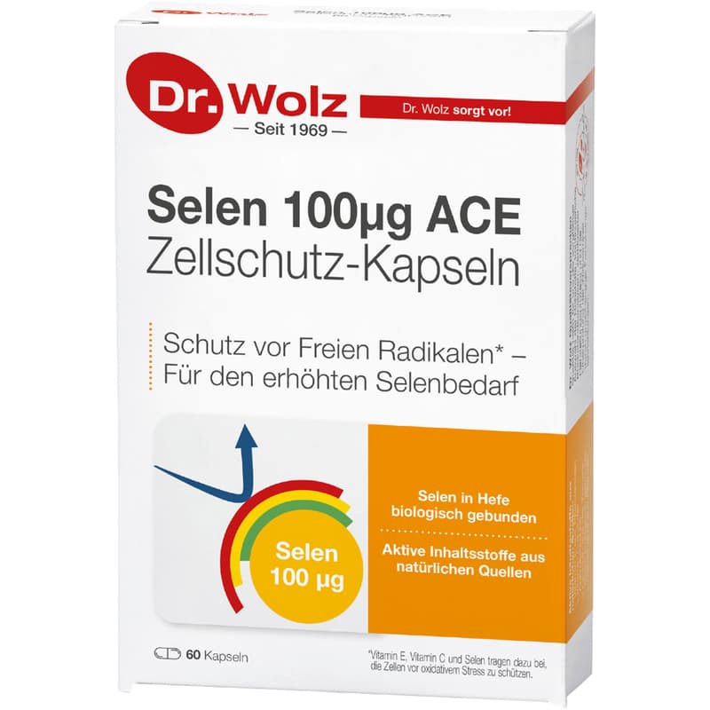 SELEN ACE 100 μg 60 Tage Kapseln