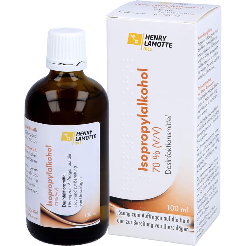 ISOPROPYL ALCOHOL 70% V/V Henry Lamotte