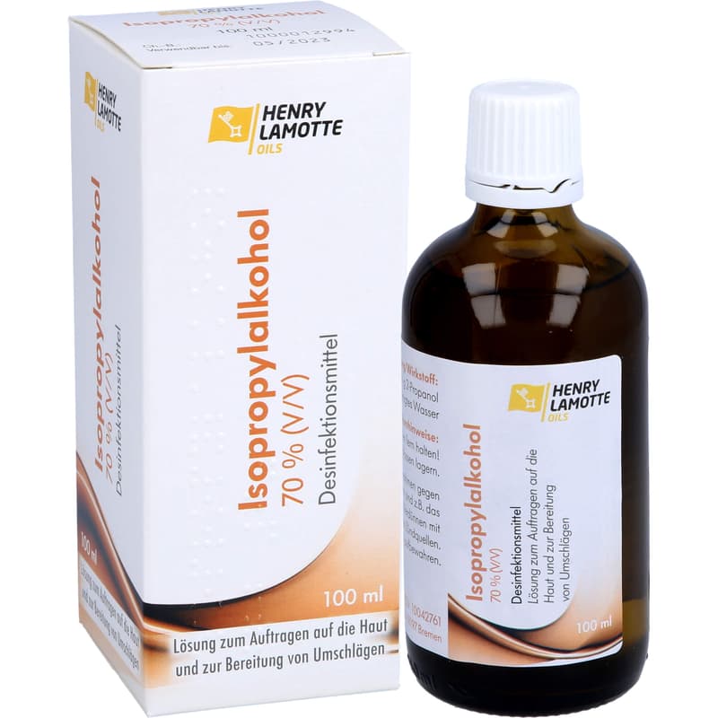 ISOPROPYL ALCOHOL 70% V/V Henry Lamotte