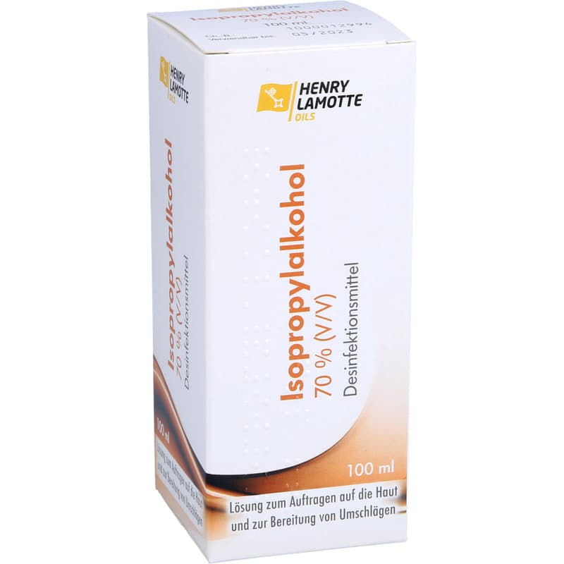 ISOPROPYL ALCOHOL 70% V/V Henry Lamotte