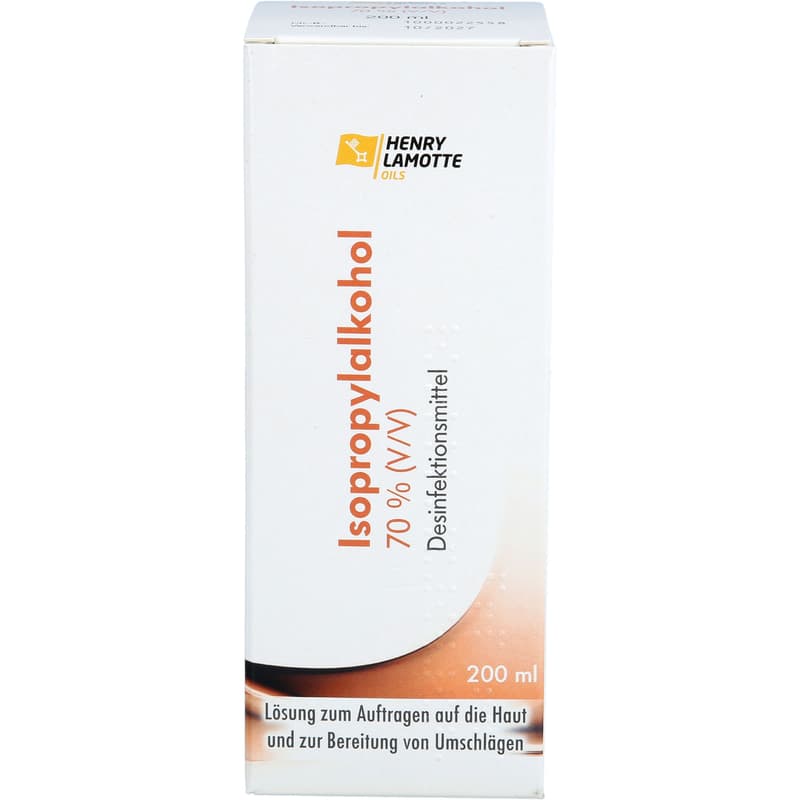 ISOPROPYLALKOHOL 70% V/V Henry Lamotte