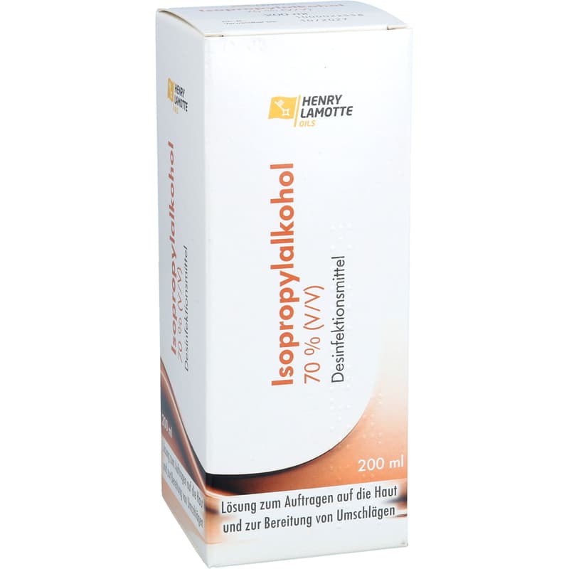 ISOPROPYLALKOHOL 70% V/V Henry Lamotte