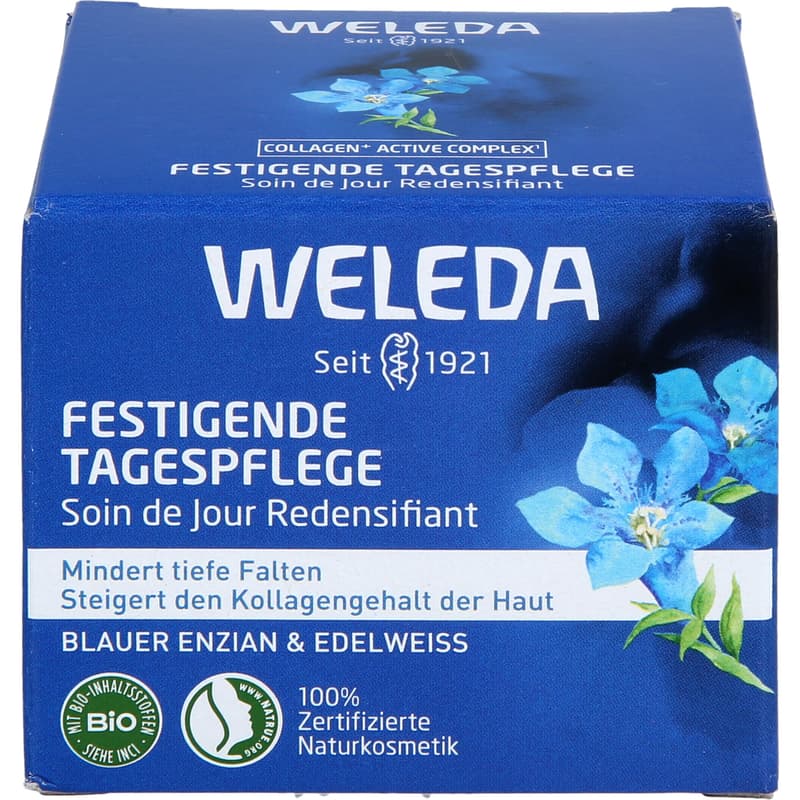 WELEDA festigende Tagespflege blauer Enzian&Edelw.