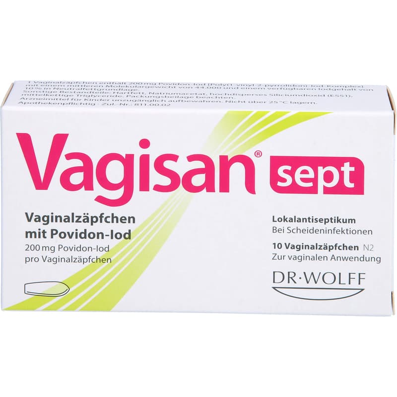 VAGISAN sept Vaginalzäpfchen mit Povidon-Iod