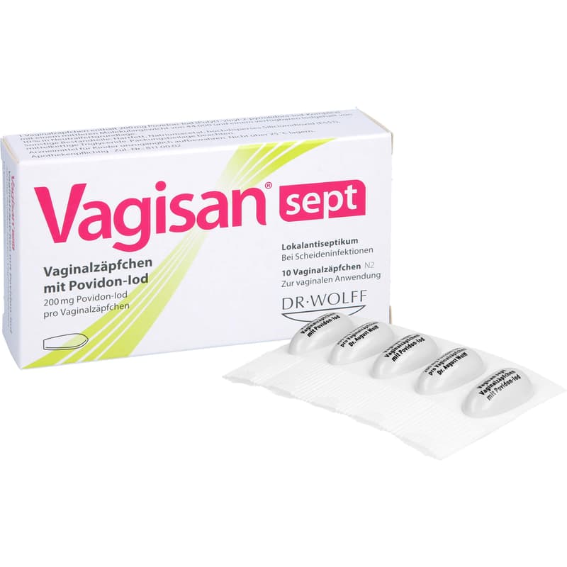 VAGISAN sept Vaginalzäpfchen mit Povidon-Iod