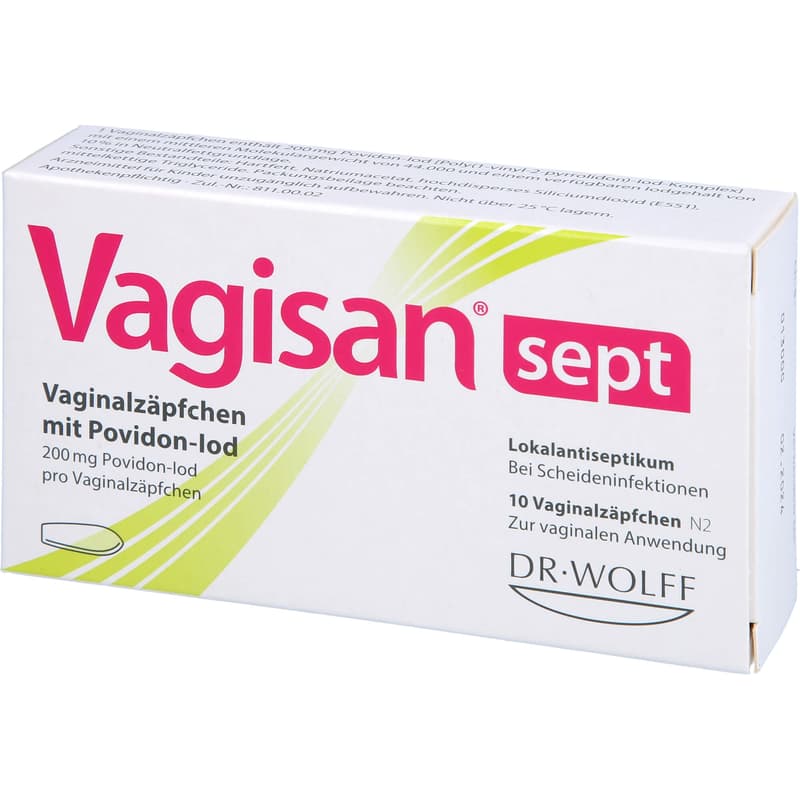 VAGISAN sept Vaginalzäpfchen mit Povidon-Iod