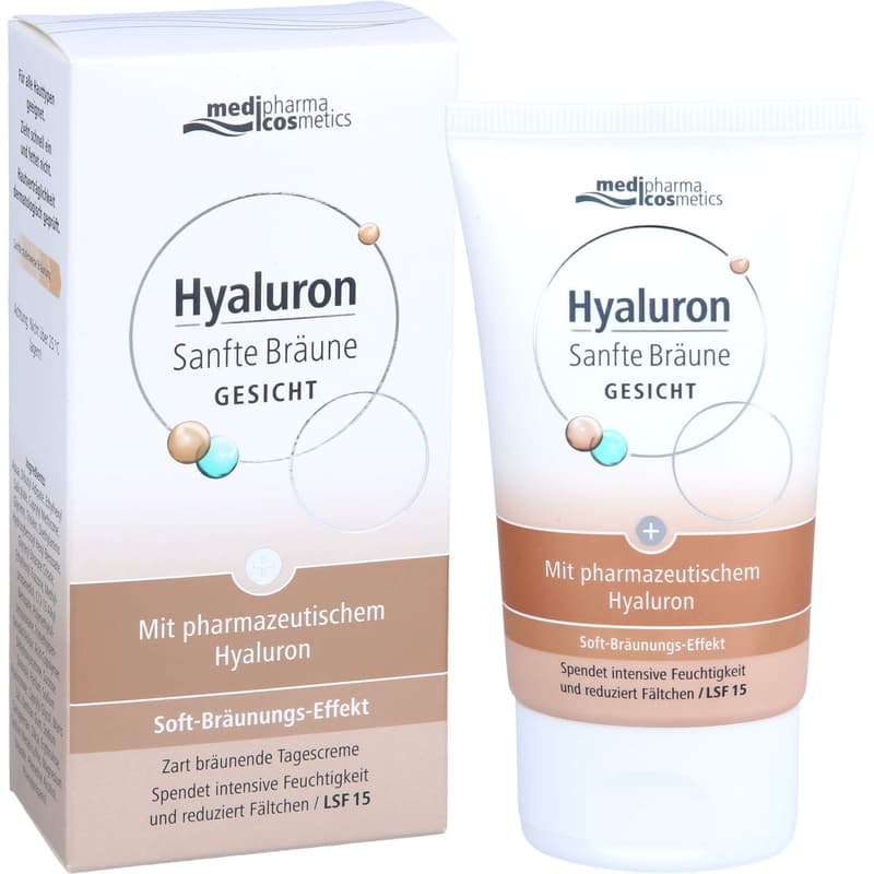 HYALURON SANFTE Bräune Gesichtspflege Creme