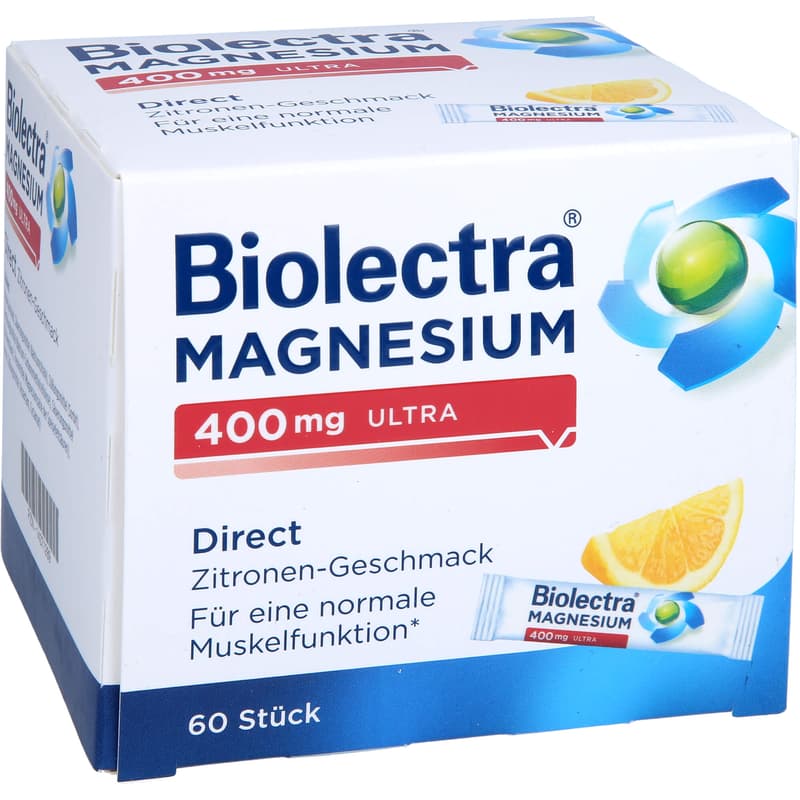 BIOLECTRA Magnesium 400 mg ultra Direct Zitrone