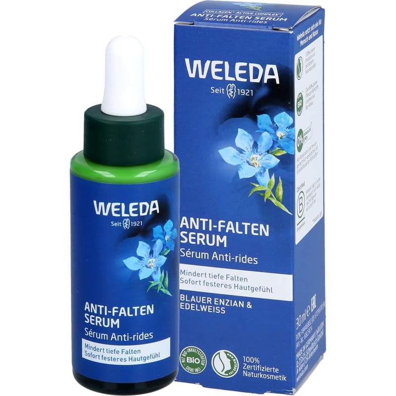 WELEDA Anti-Falten Serum blauer Enzian & Edelweiß