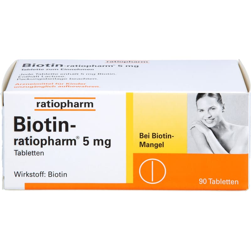 BIOTIN-RATIOPHARM 5 mg Tabletten