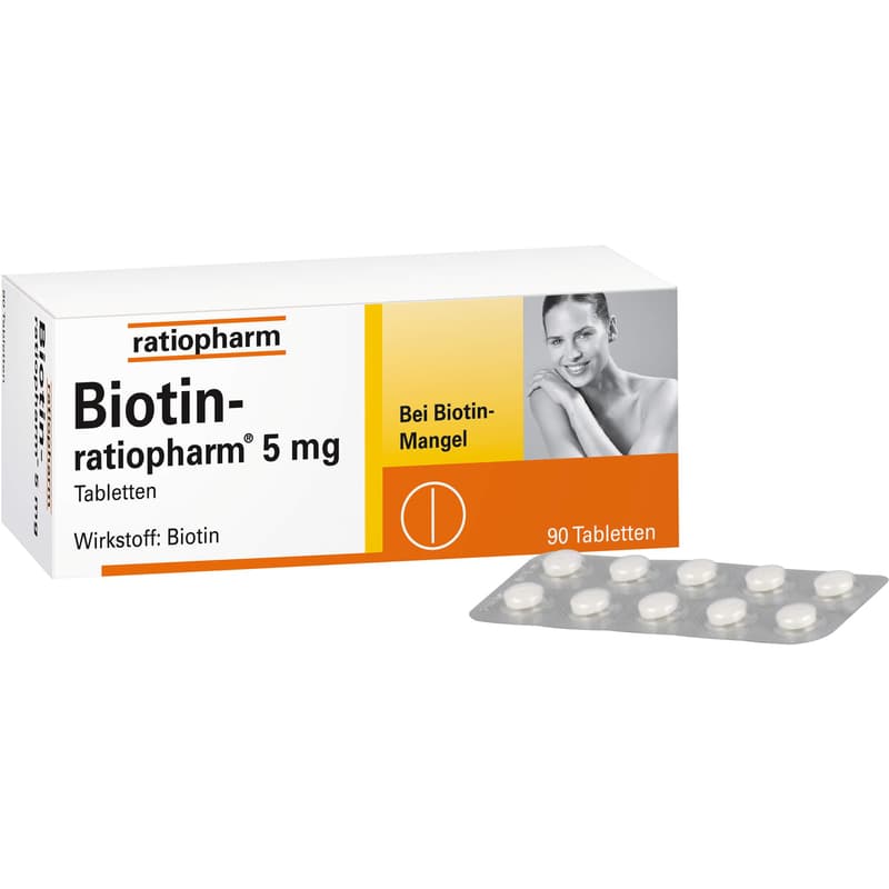BIOTIN-RATIOPHARM 5 mg Tabletten