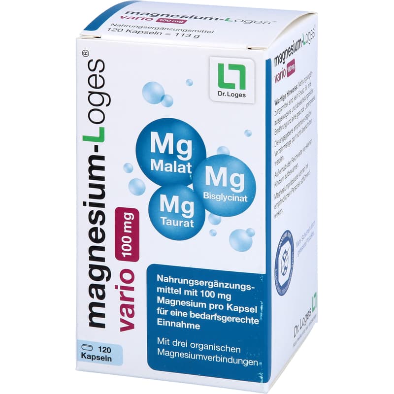 MAGNESIUM-LOGES vario 100 mg Kapseln